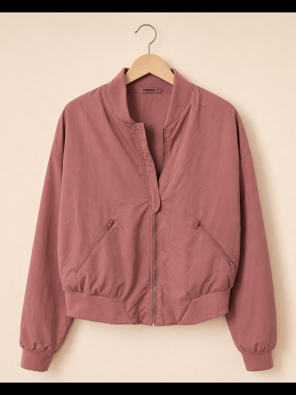 Gymshark Mauve Pink Bomber Jacket